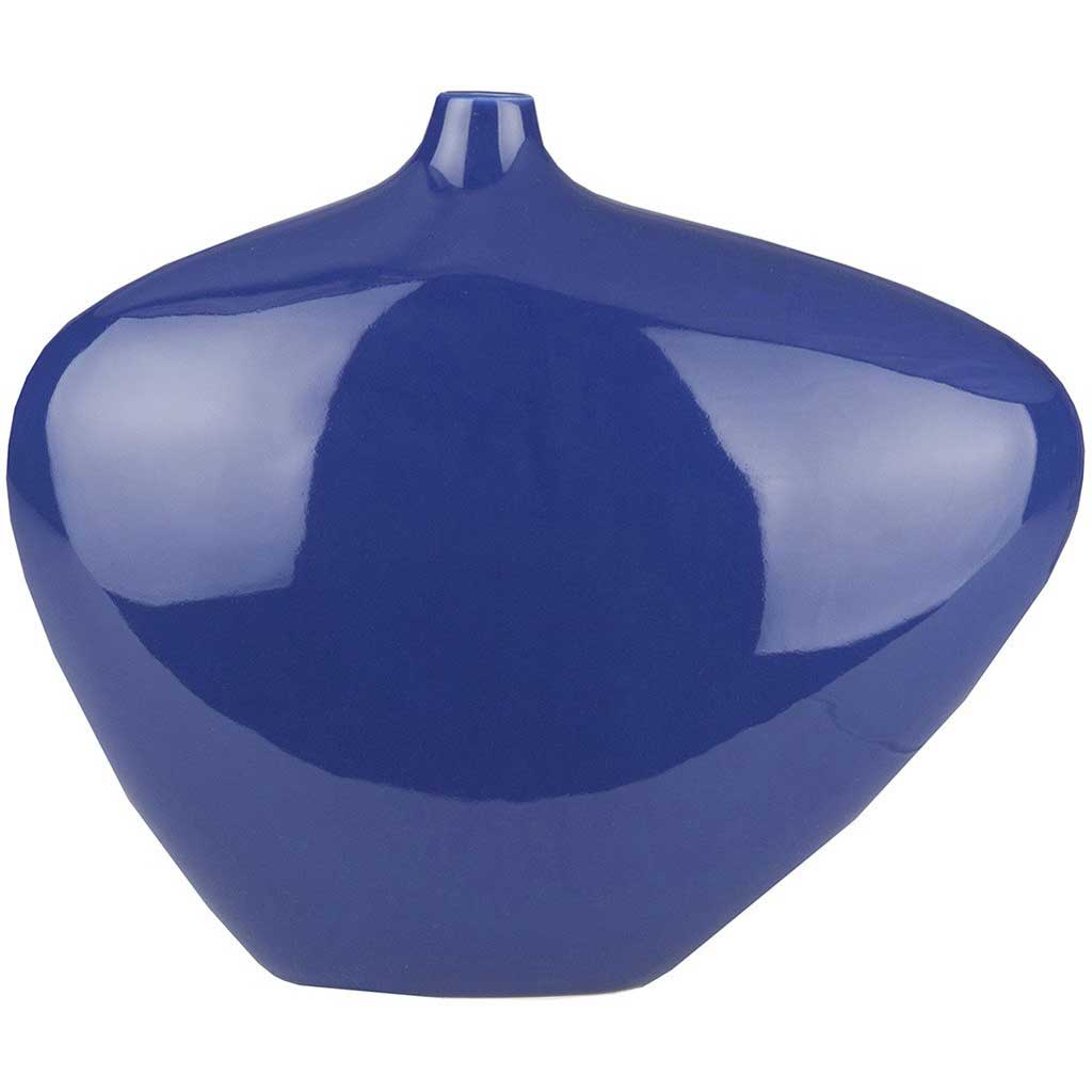 Salacoa Ceramic Table Vase Cobalt Medium