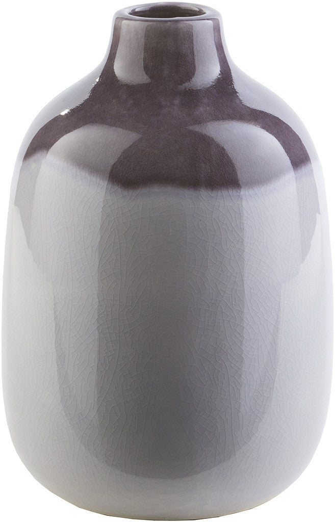 Santo Ceramic Table Vase Charcoal