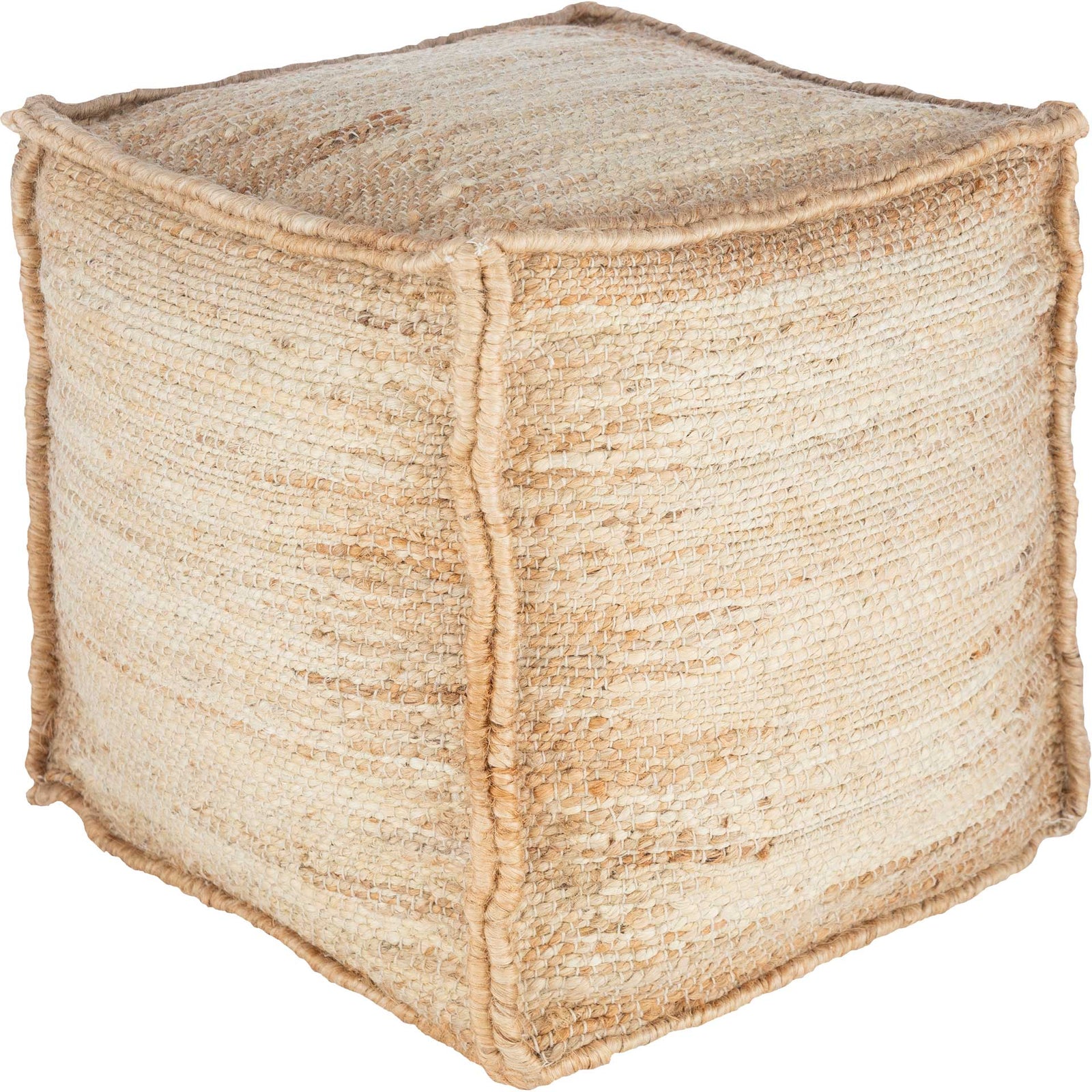 Sophie Pouf Ivory/Khaki