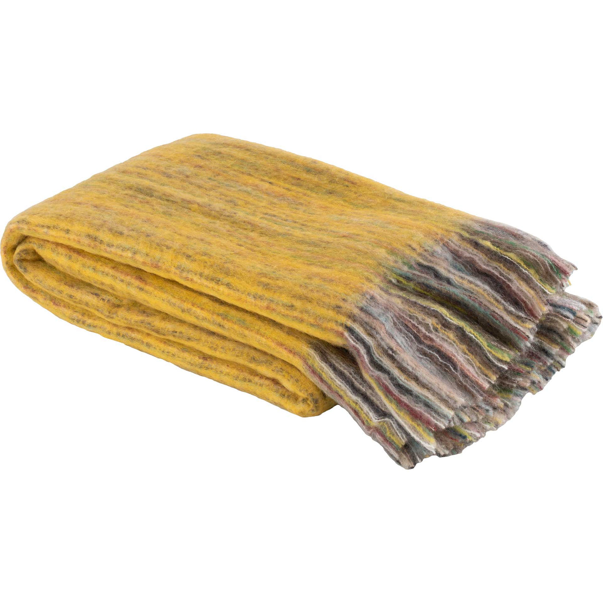 Sterling Throw Bright Yellow/Grass Green/Dark Red