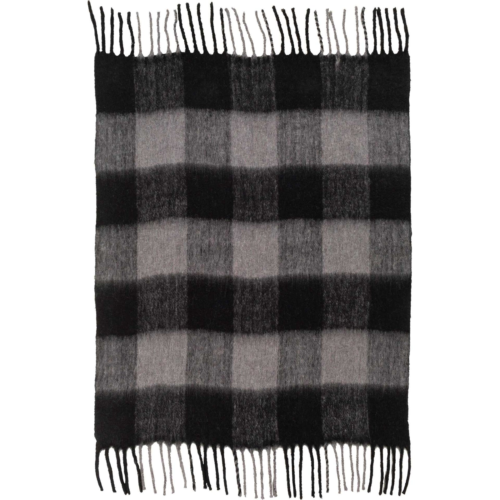 Sterling Throw Medium Gray/Black