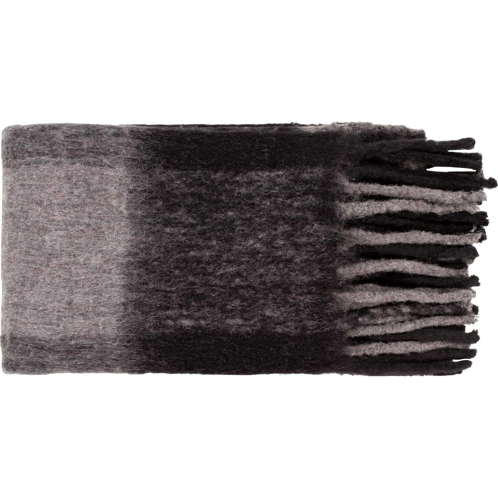 Sterling Throw Medium Gray/Black