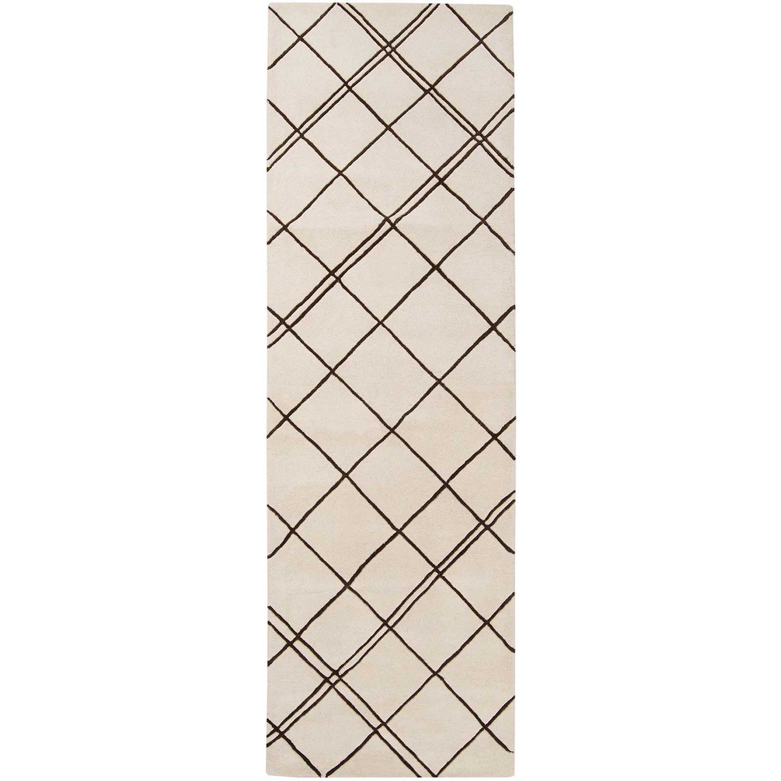 Studio Beige/Chocolate Runner Rug