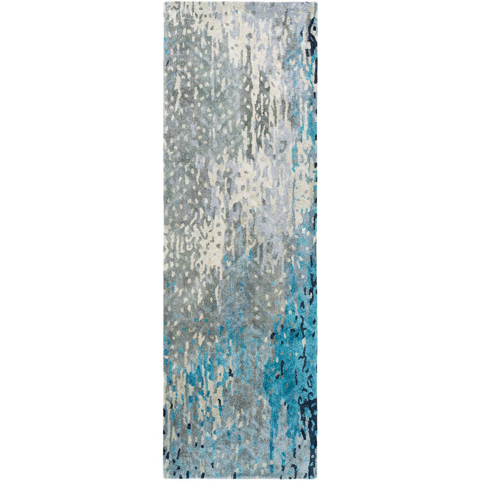 Serenade Teal/Moss Runner Rug