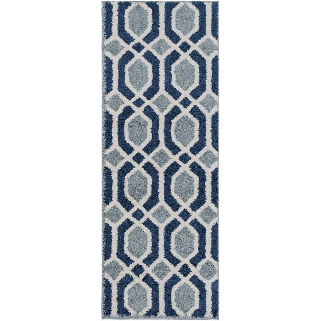 Swift Slate/Cobalt/Ivory Runner Rug