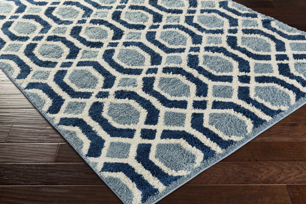 Swift Slate/Cobalt/Ivory Area Rug