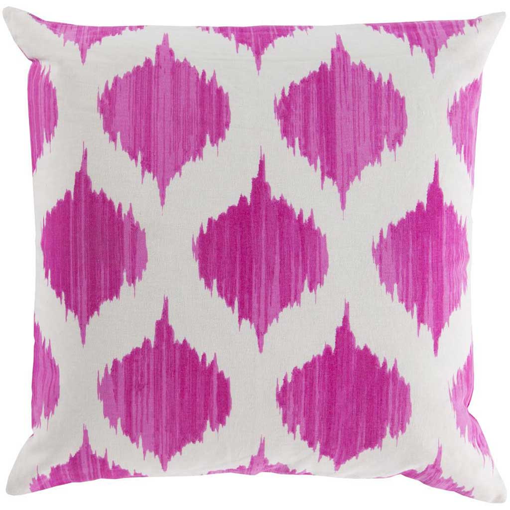 Exquisite in Ikat Magenta/Ivory Pillow