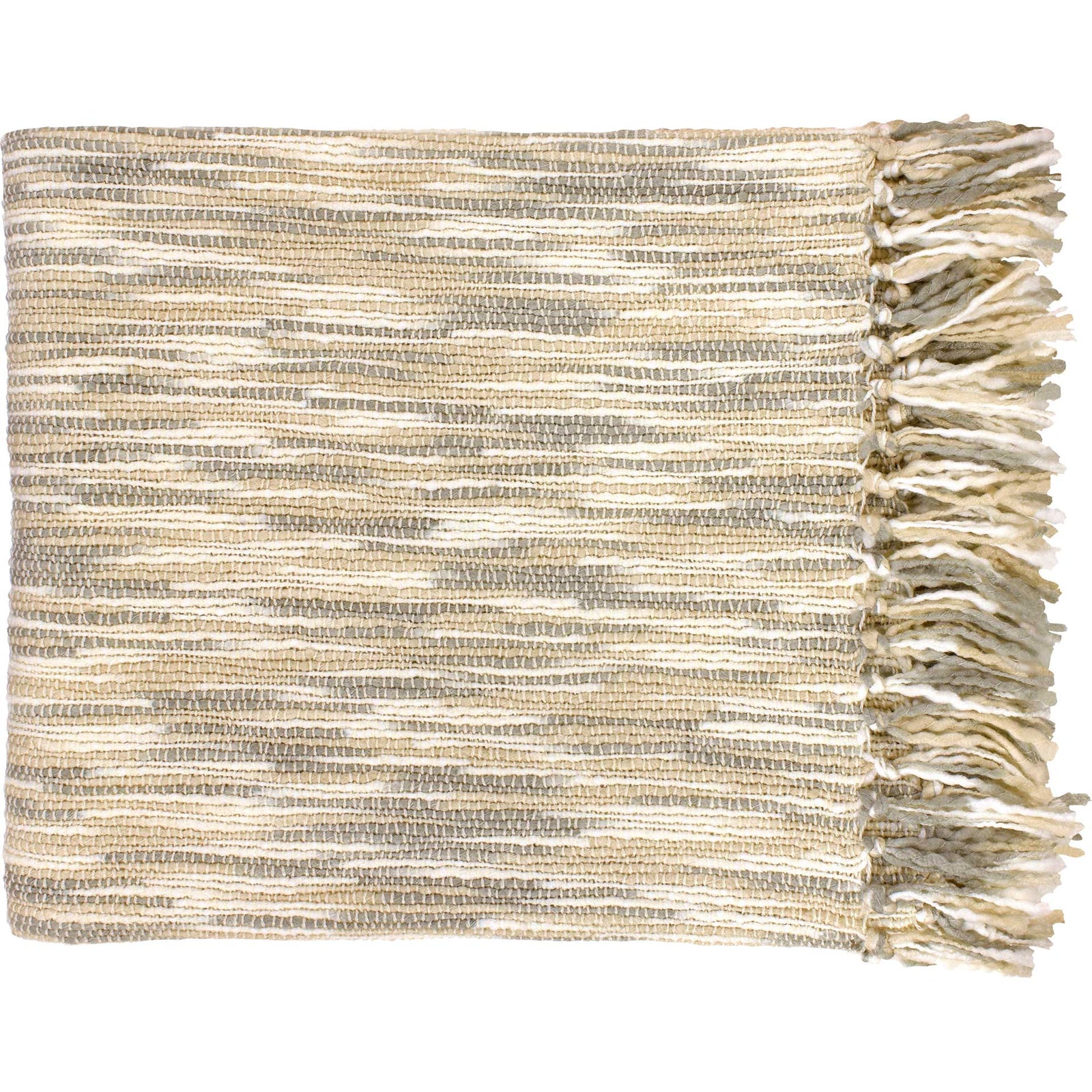 Tara Throw Ivory/Medium Gray/Cream