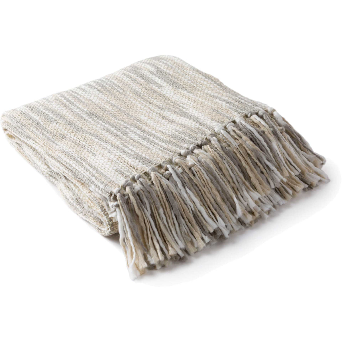Tara Throw Ivory/Medium Gray/Cream