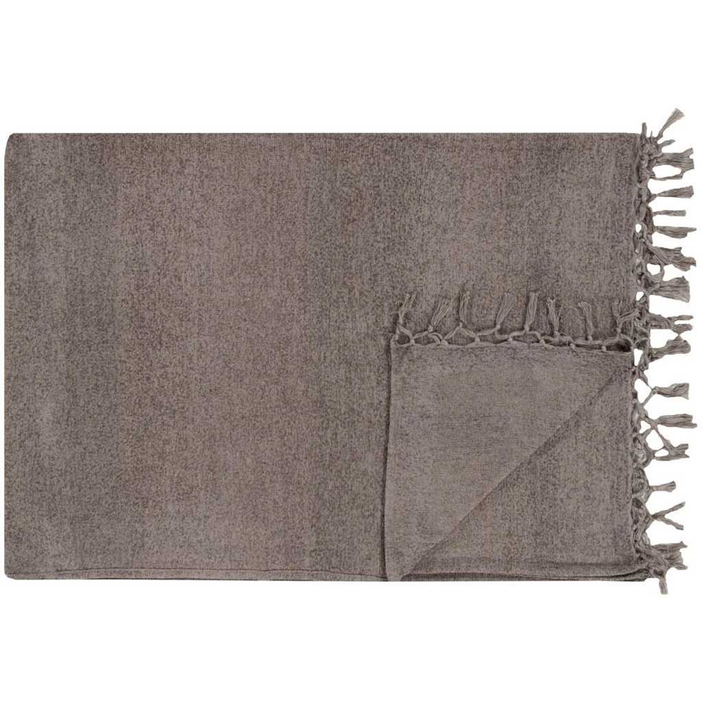 Tessa Solid Gray Throw