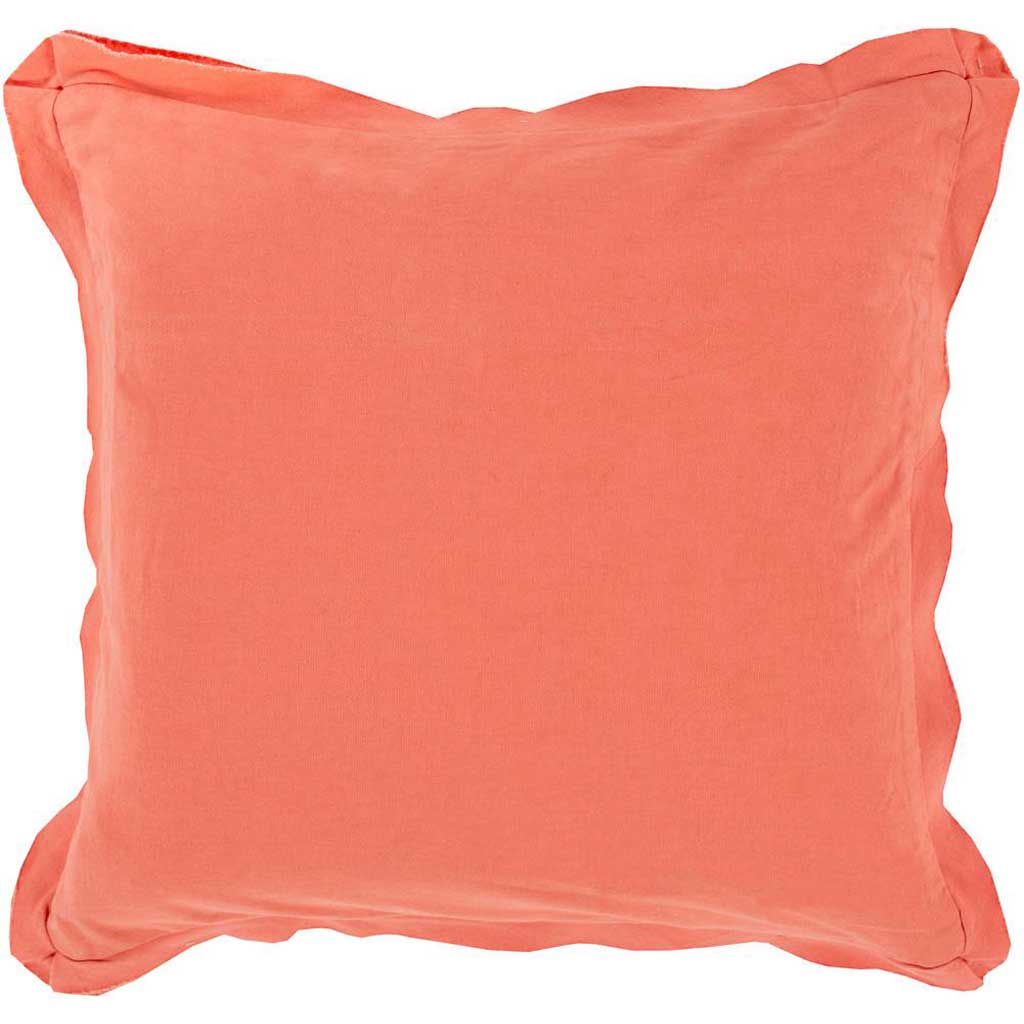 Simple Sophistication Coral Pillow