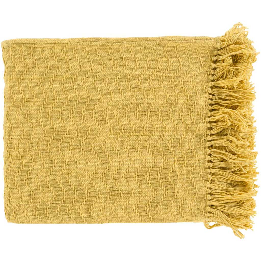 Thelma Solid Yellow Throw