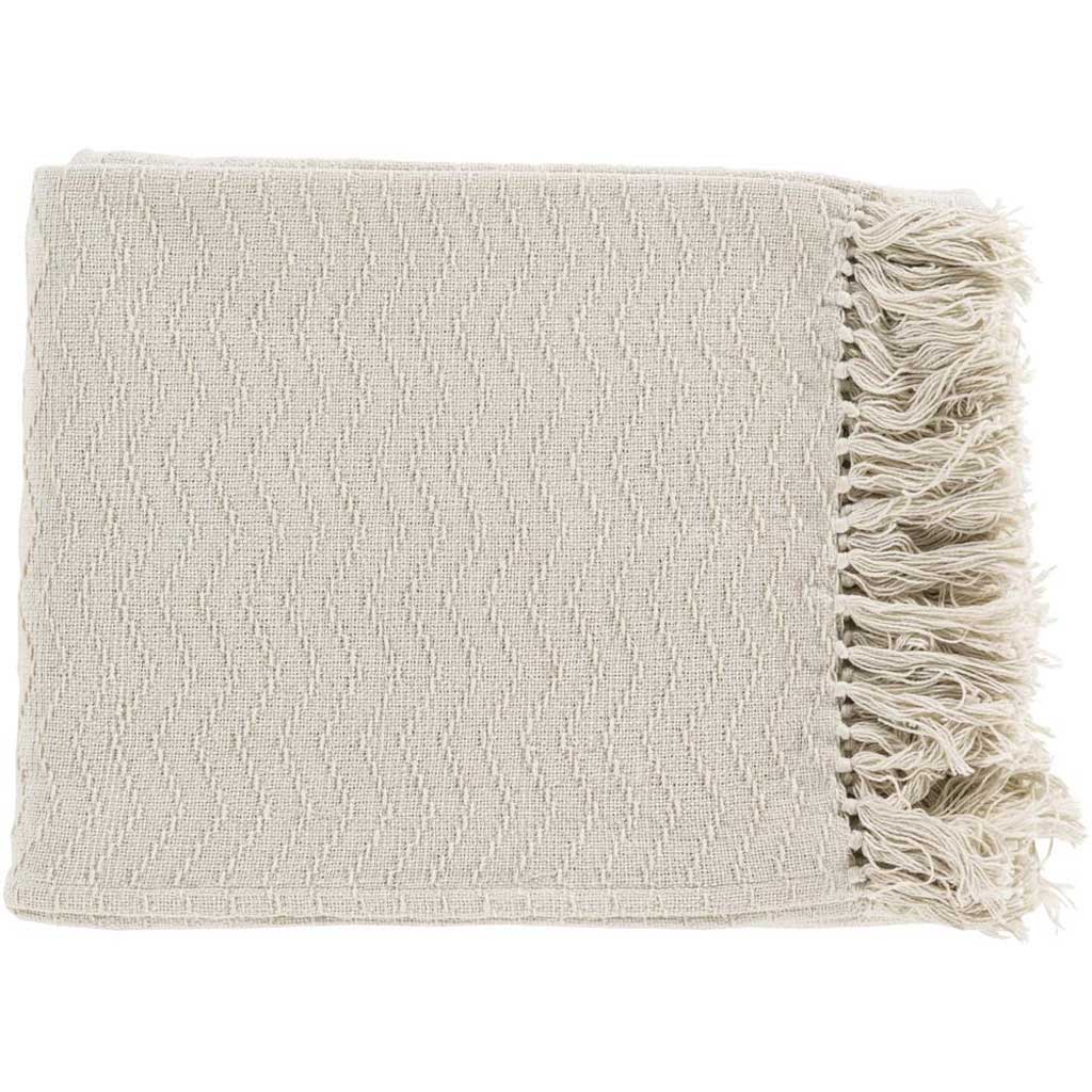 Thelma Solid Neutral Throw