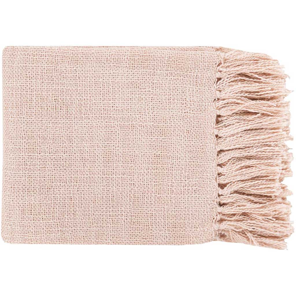 Tilda Solid Pink Throw