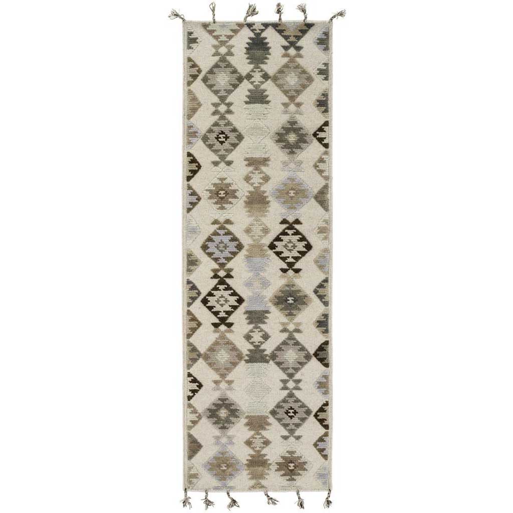 Tallo Beige/Gray/Light Gray Runner Rug
