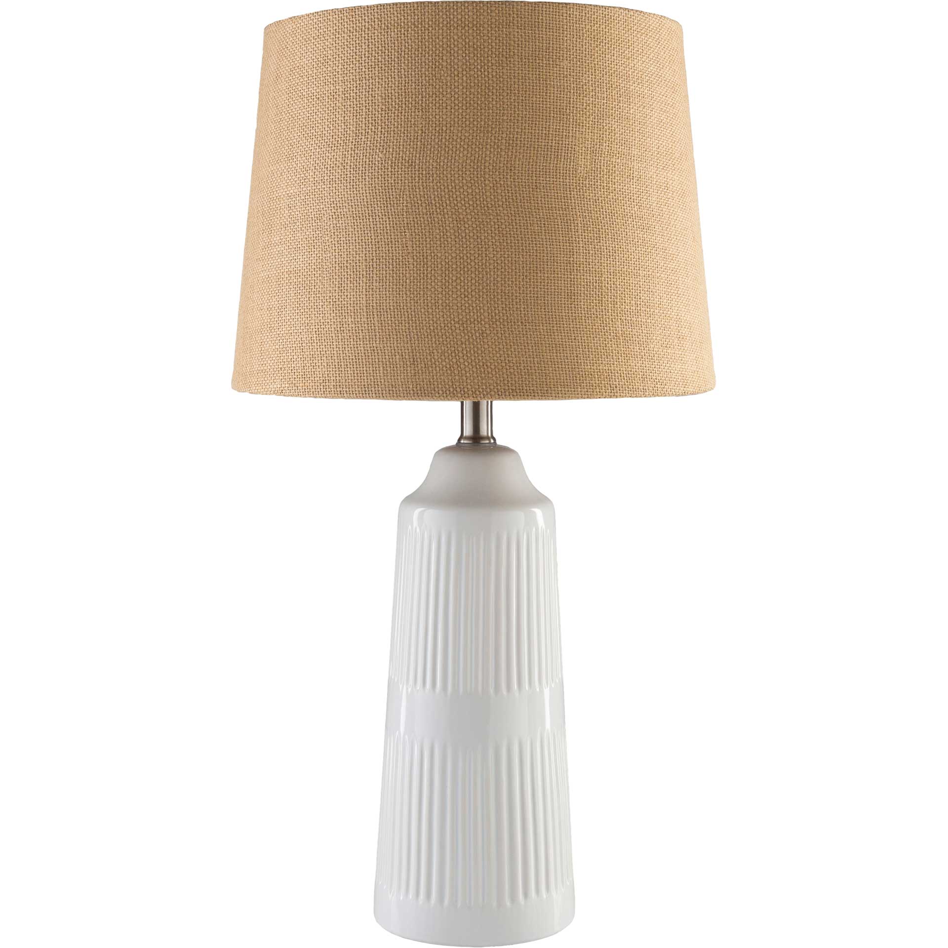 Tatum Table Lamp Camel/White/Natural