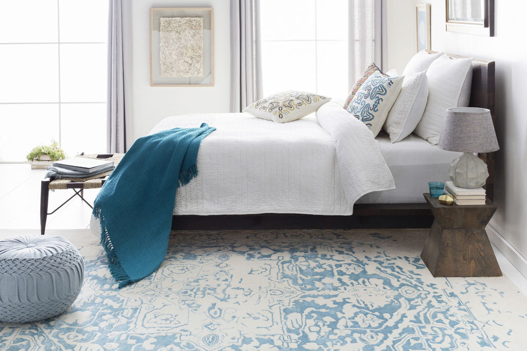 Temple Sea Foam/Ivory Area Rug