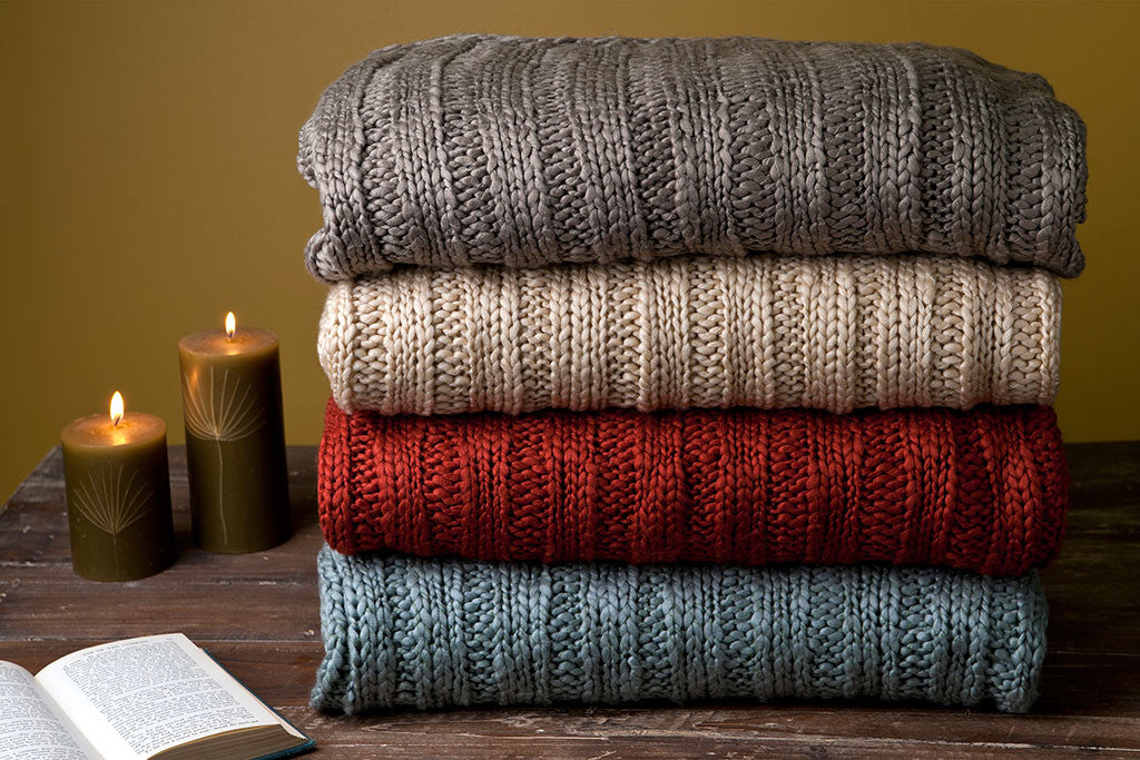 Timothy Textural Green Throw