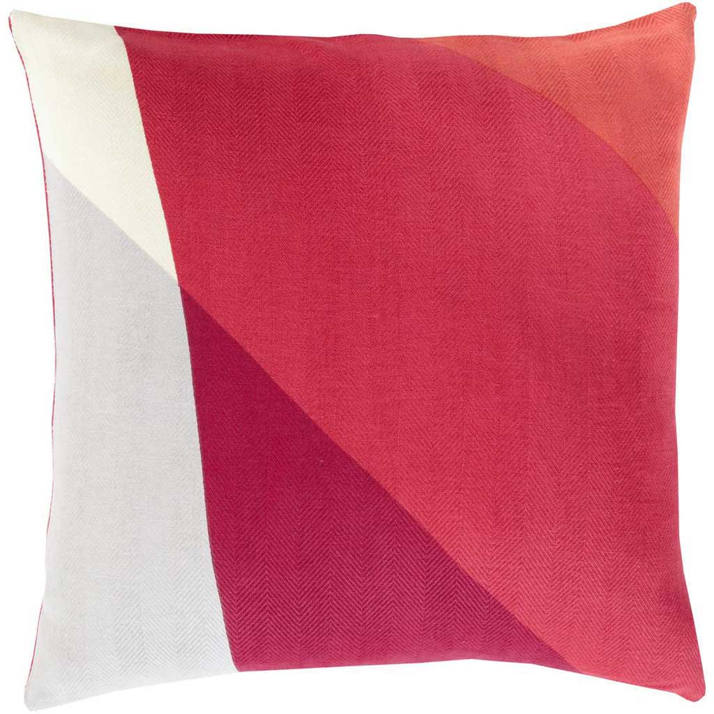 Pertaining to Points Magenta/Hot Pink Pillow
