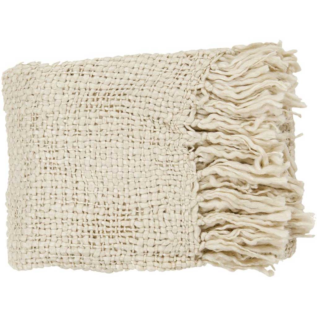 Tobias Solid Neutral Throw