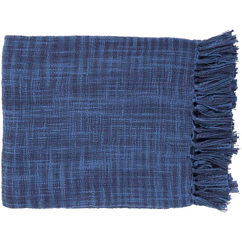 Tori Solid Cobalt/Navy Throw