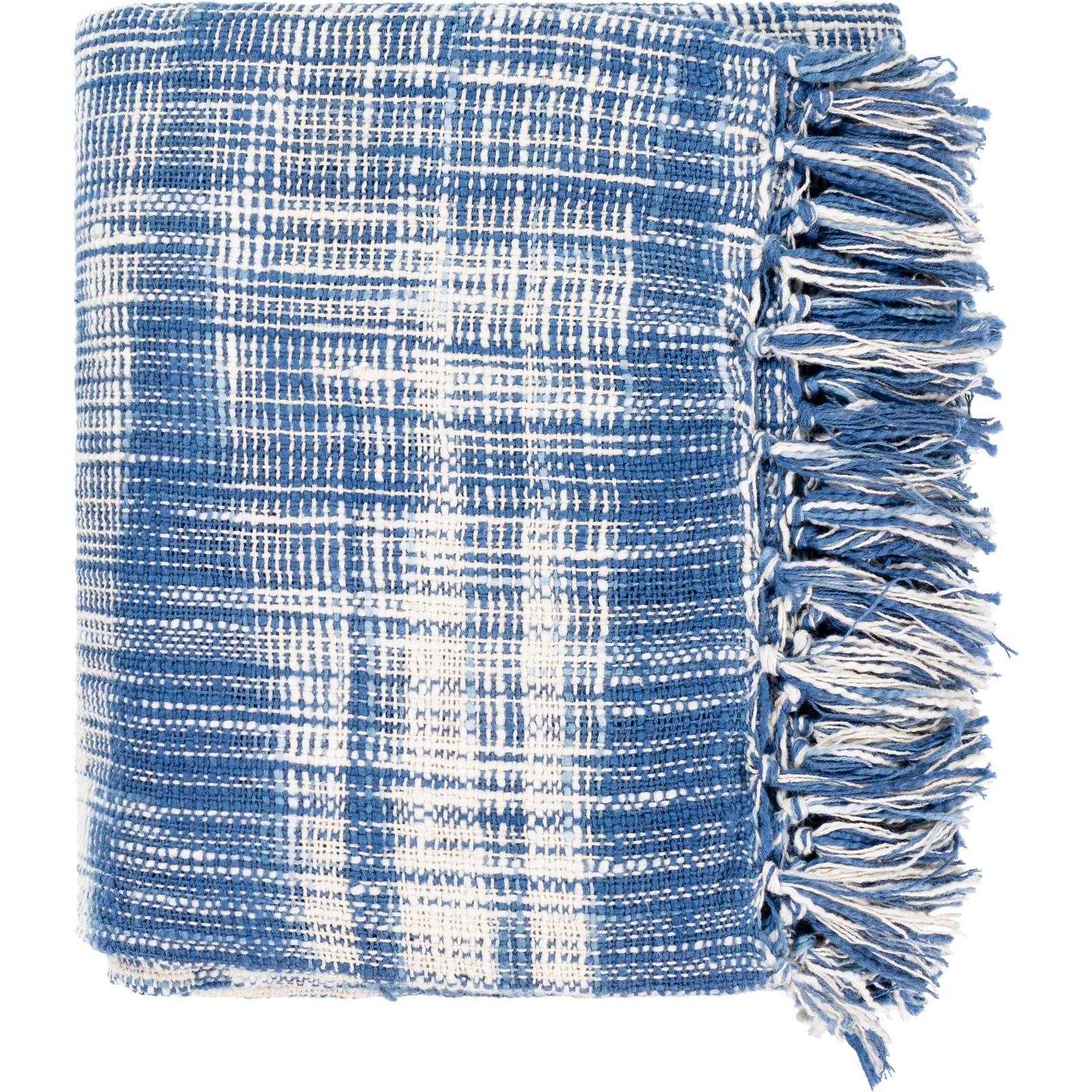 Tobias Throw Bright Blue/Cream