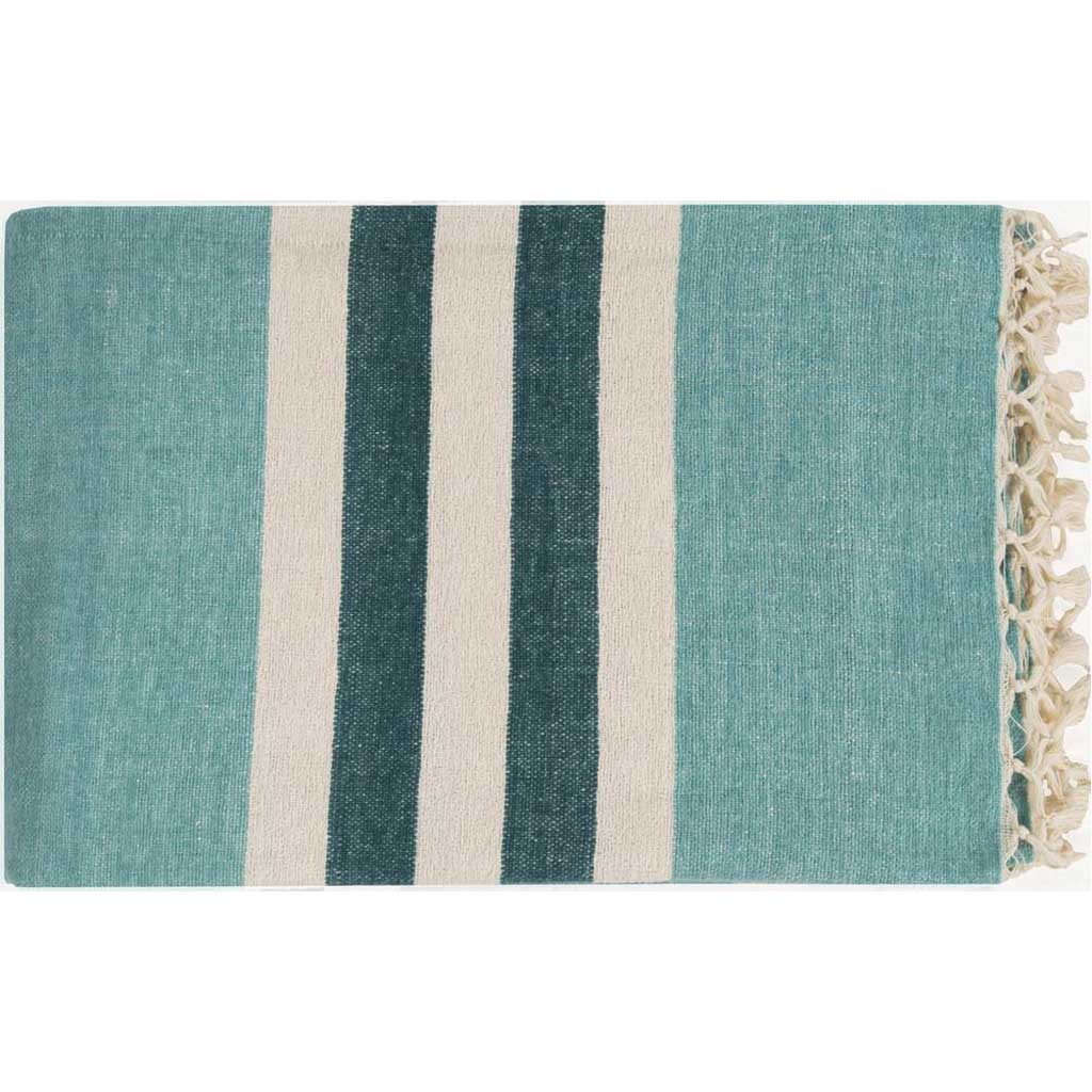 Troy Stripes Blue Throw