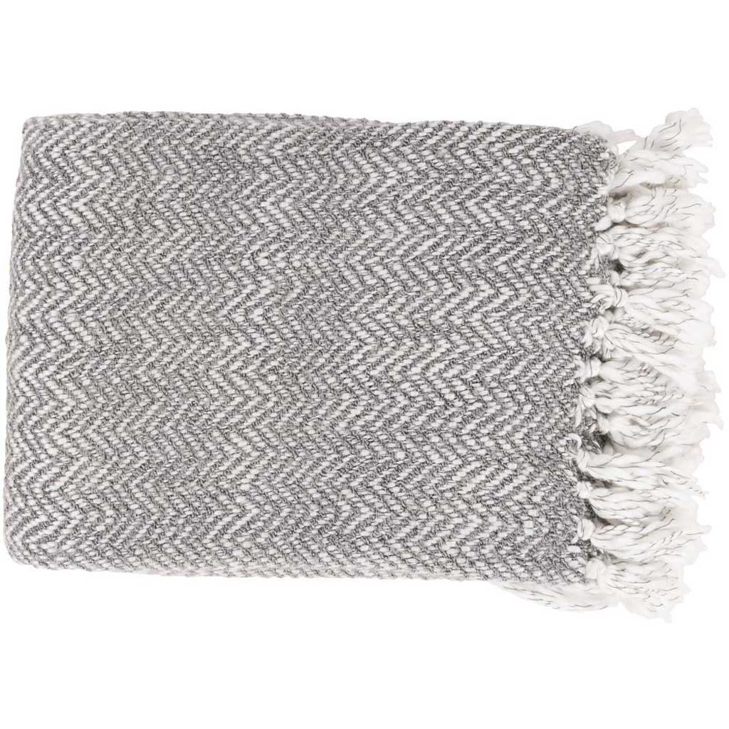 Trina Textural Gray Throw