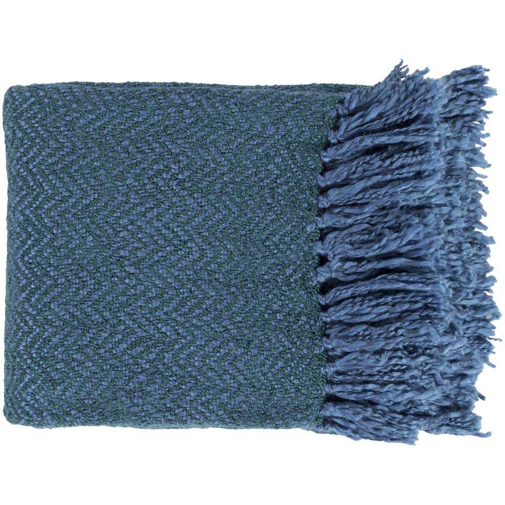 Trina Textural Blue Throw
