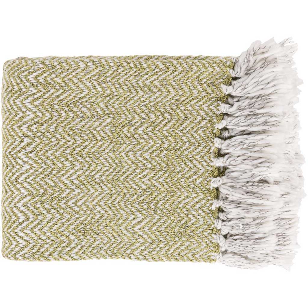 Trina Textural Green Throw