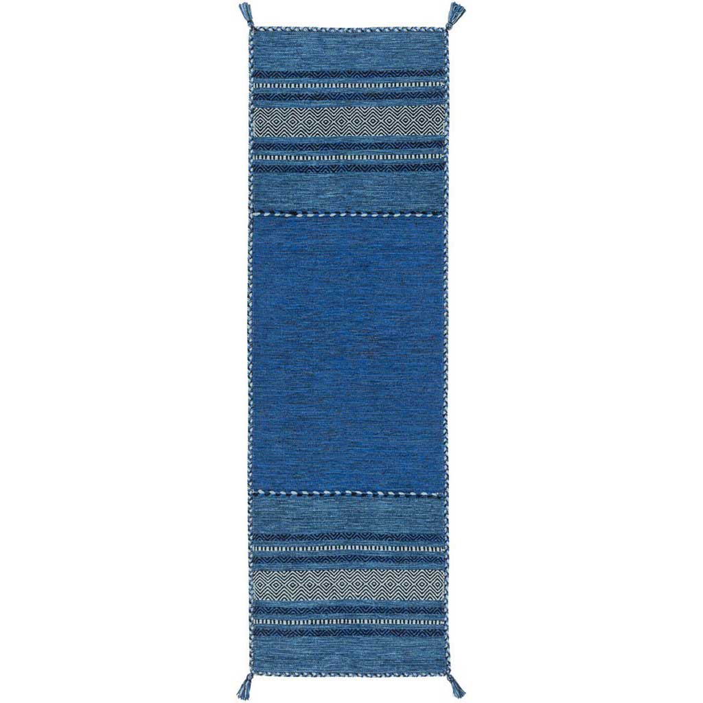 Trenza Navy/Cobalt Runner Rug