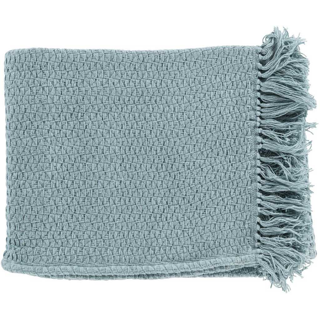 Tressa Solid Mint Throw