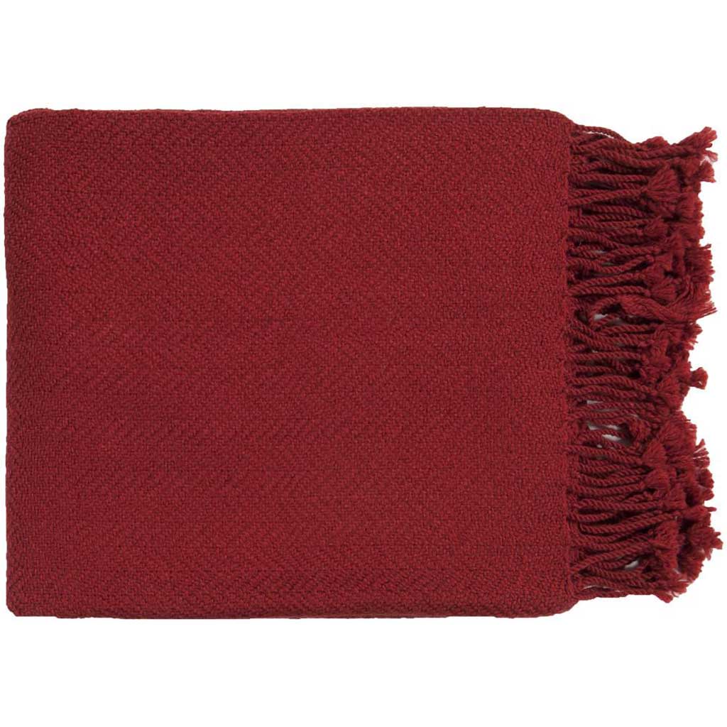 Turner Solid Red Throw