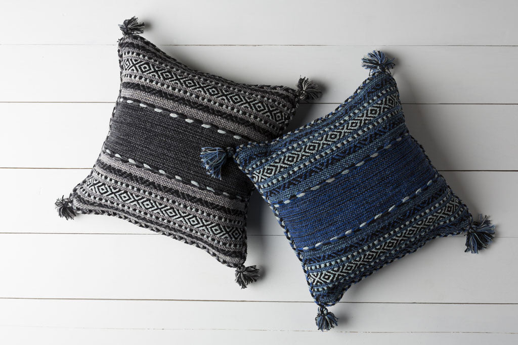 Trenza Cobalt/Navy Pillow