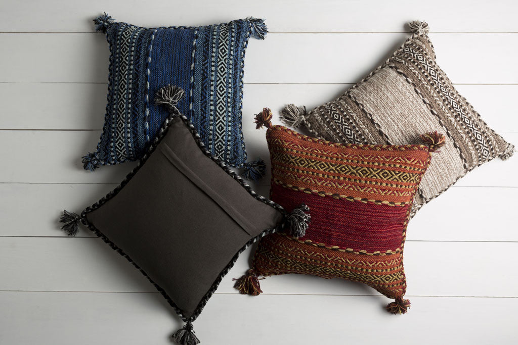 Trenza Charcoal Pillow