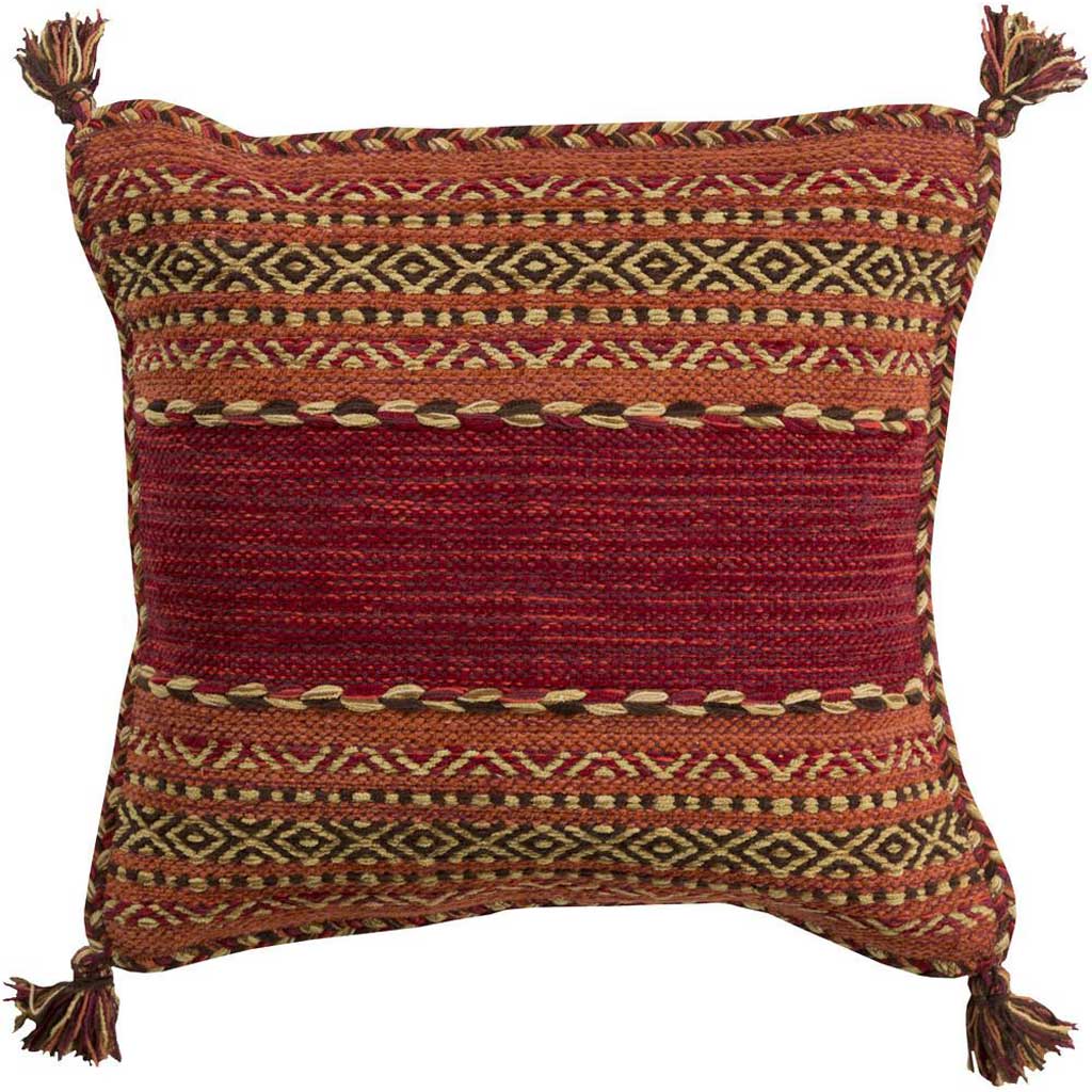 Trenza Cherry/Rust Pillow
