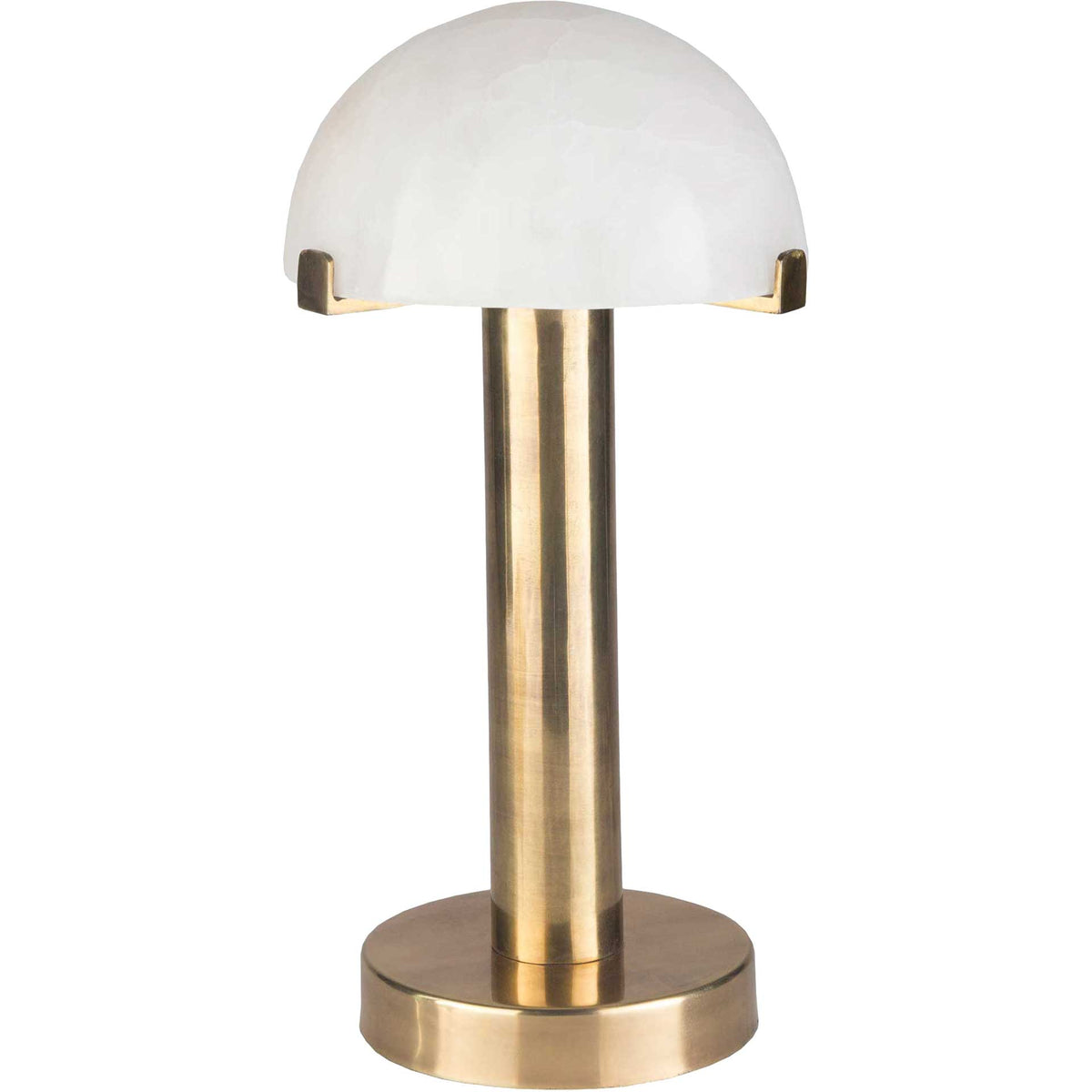 Una Table Lamp Brass/White