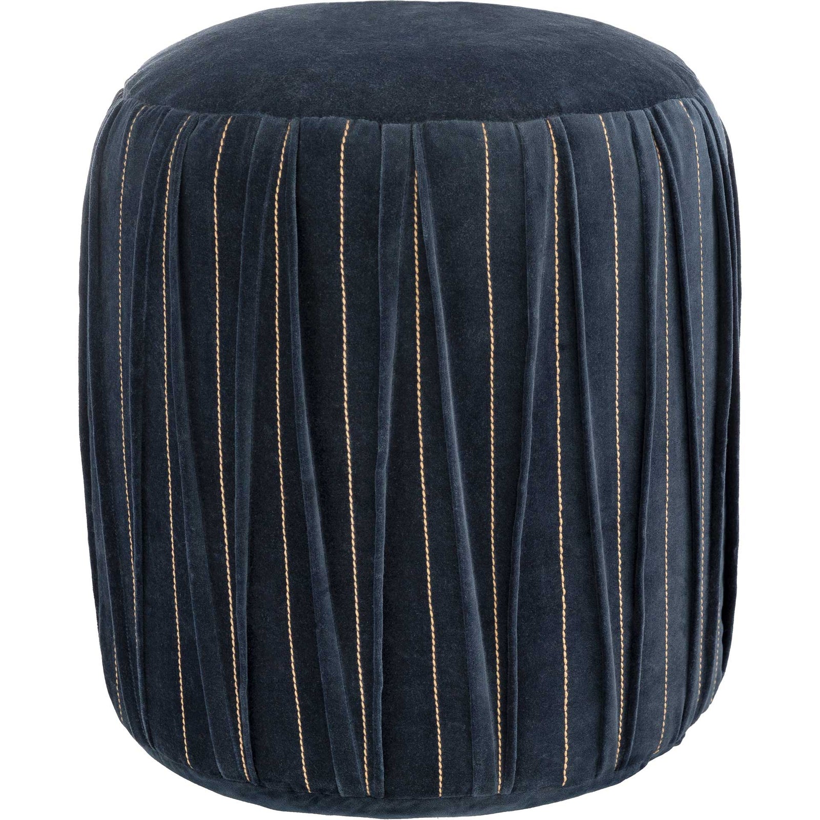 Veronica Pouf Dark Blue