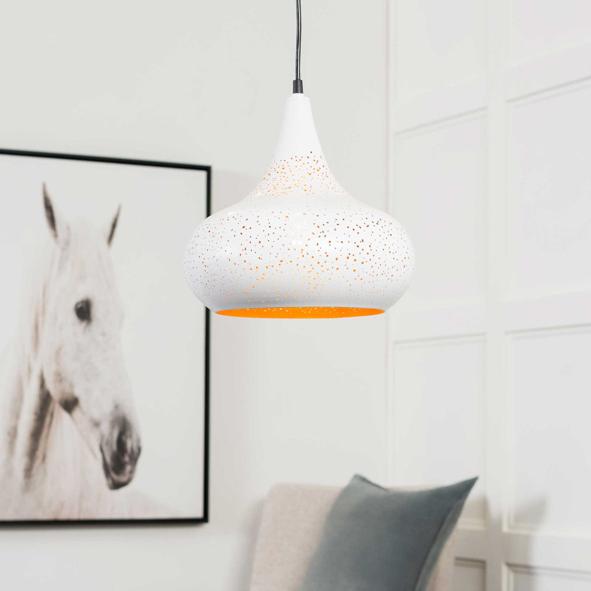 Valeria Ceiling Lamp White