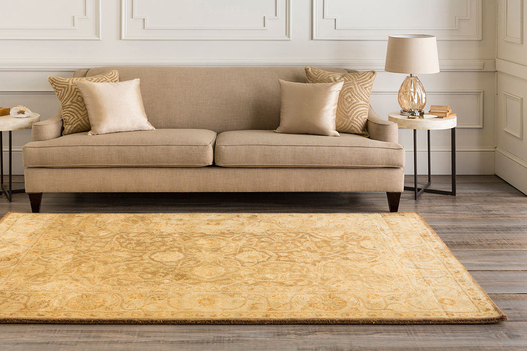 Vintage Mocha/Beige Area Rug