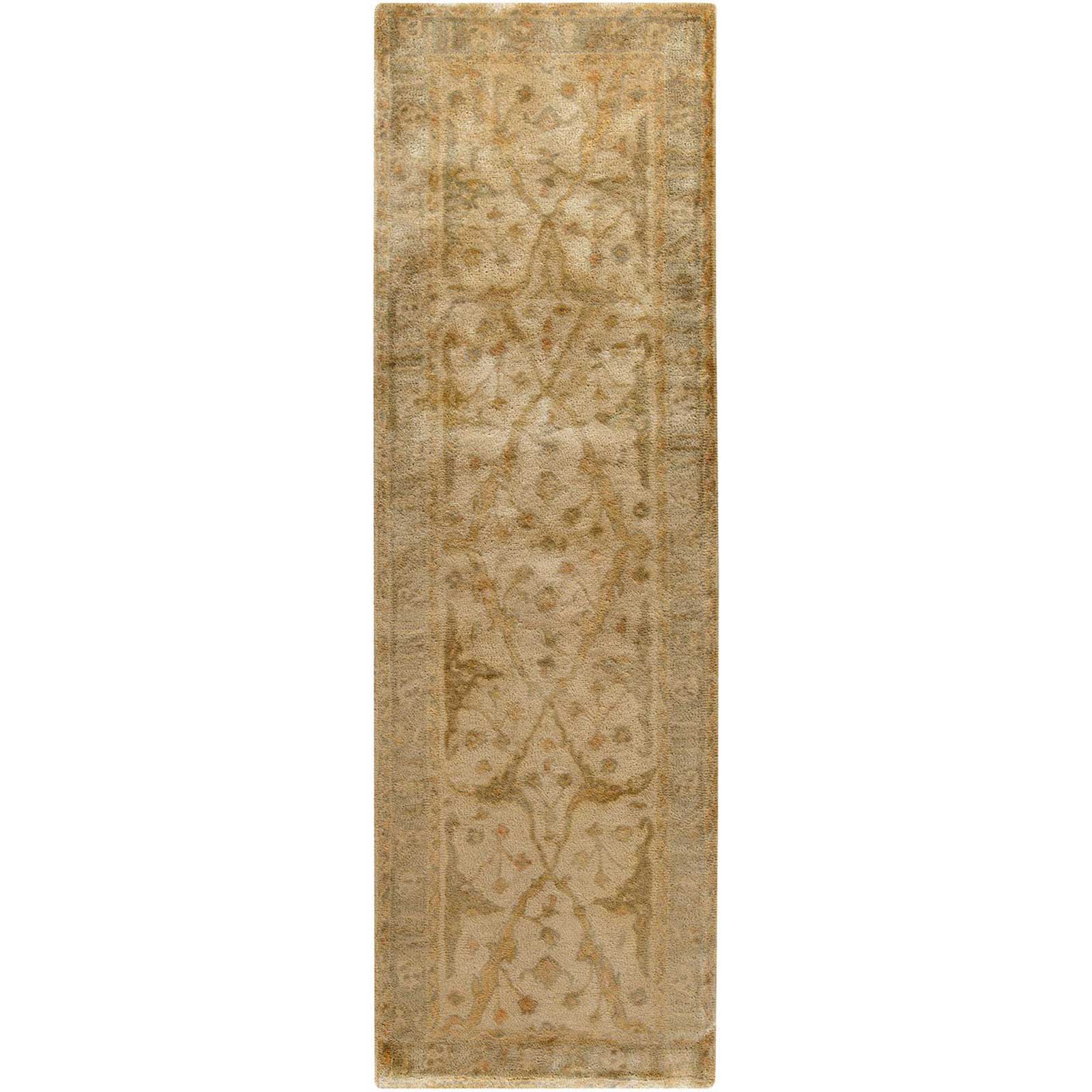 Vintage Ivory/Beige Runner Rug