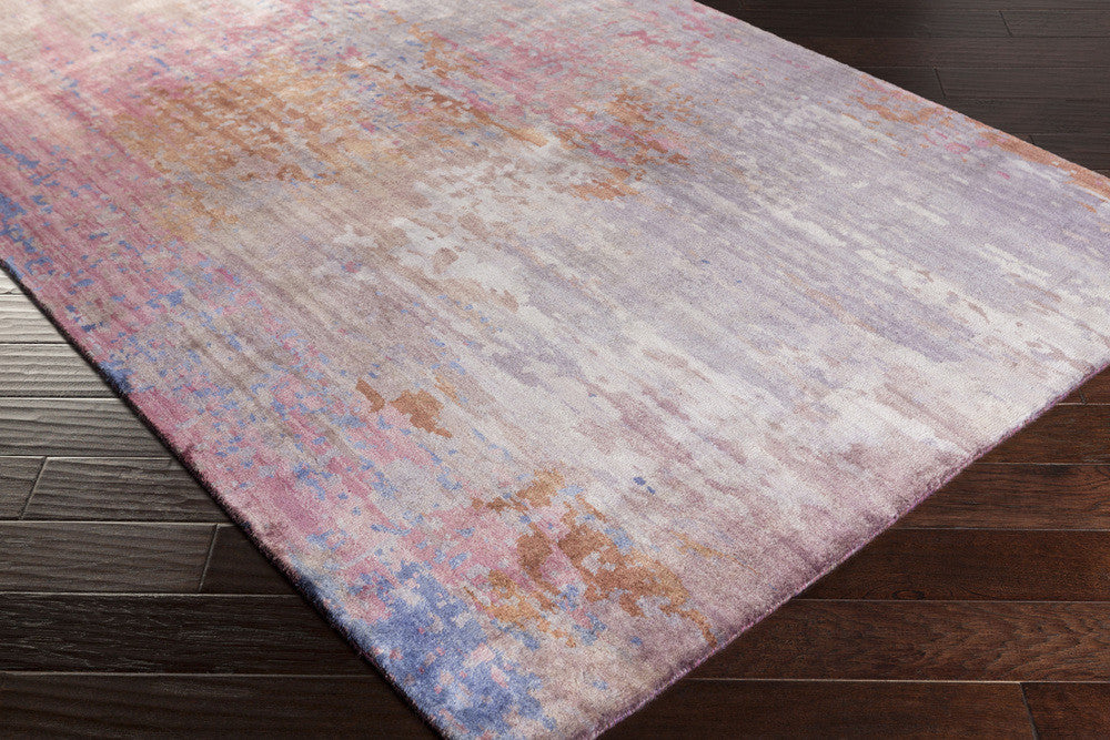 Watercolor Eggplant/Violet Area Rug