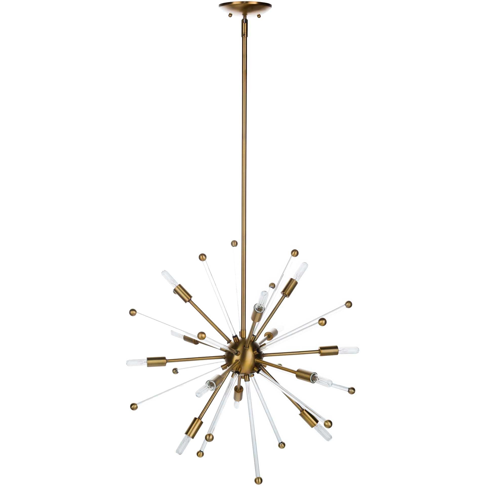 Wells Ceiling Lamp Bronze/Clear