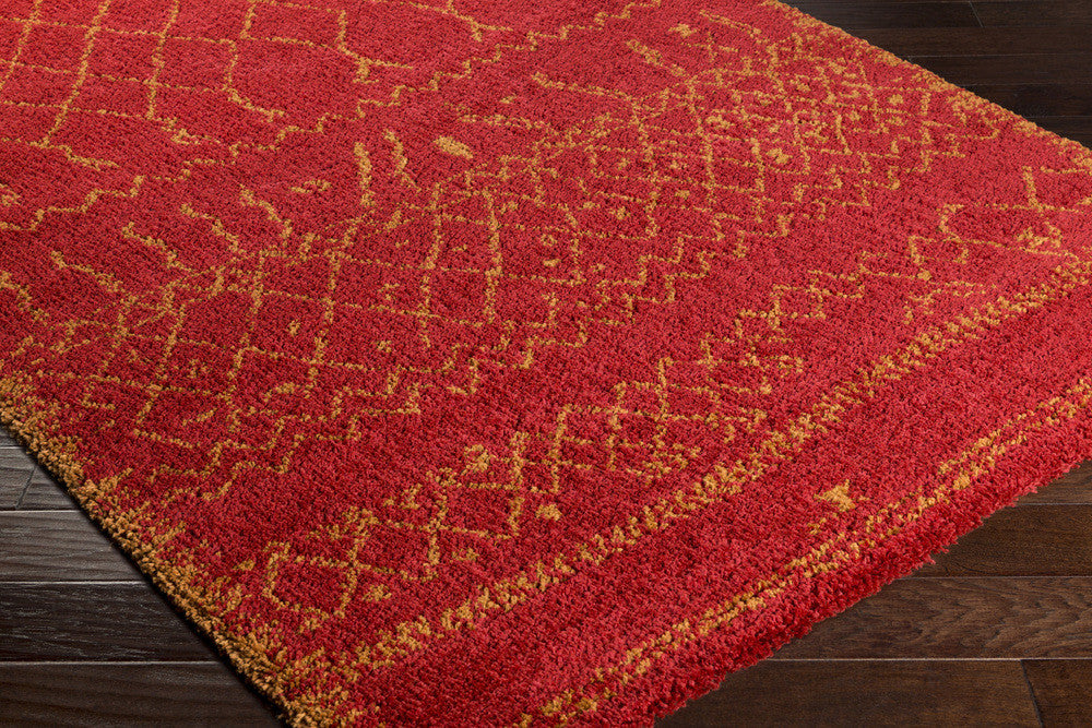 Wilder Bright Pink/Wheat Area Rug