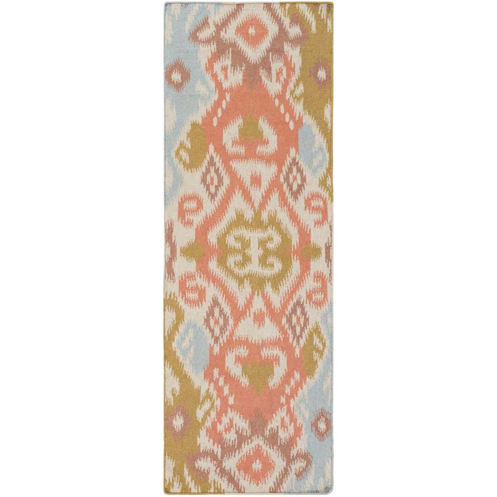 Wanderer Coral/Mocha/Slate Runner Rug