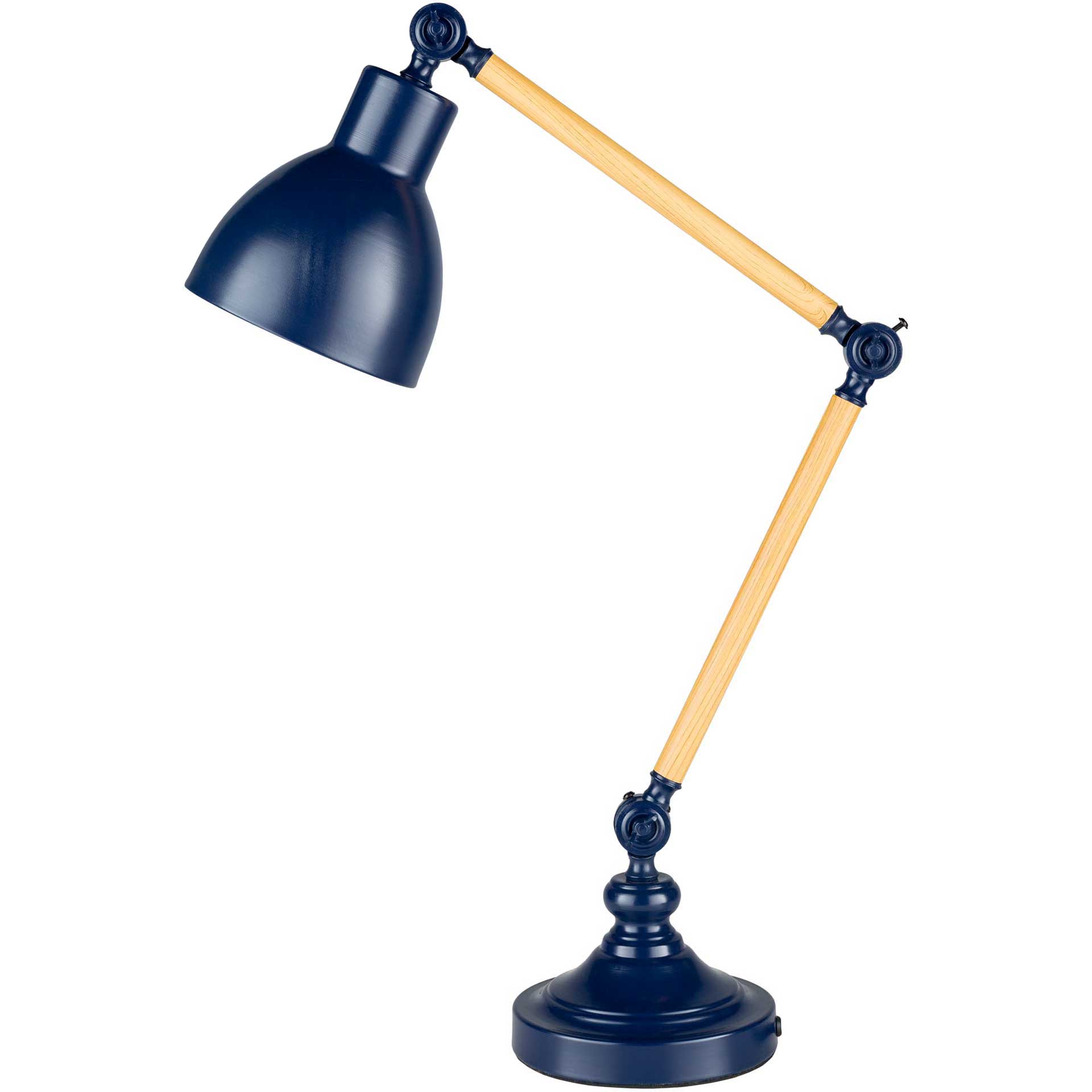 Yahia Table Lamp Navy/Black