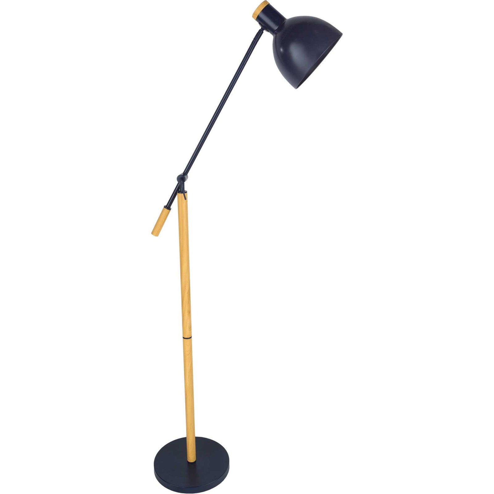 Yahia Floor Lamp Navy/Black