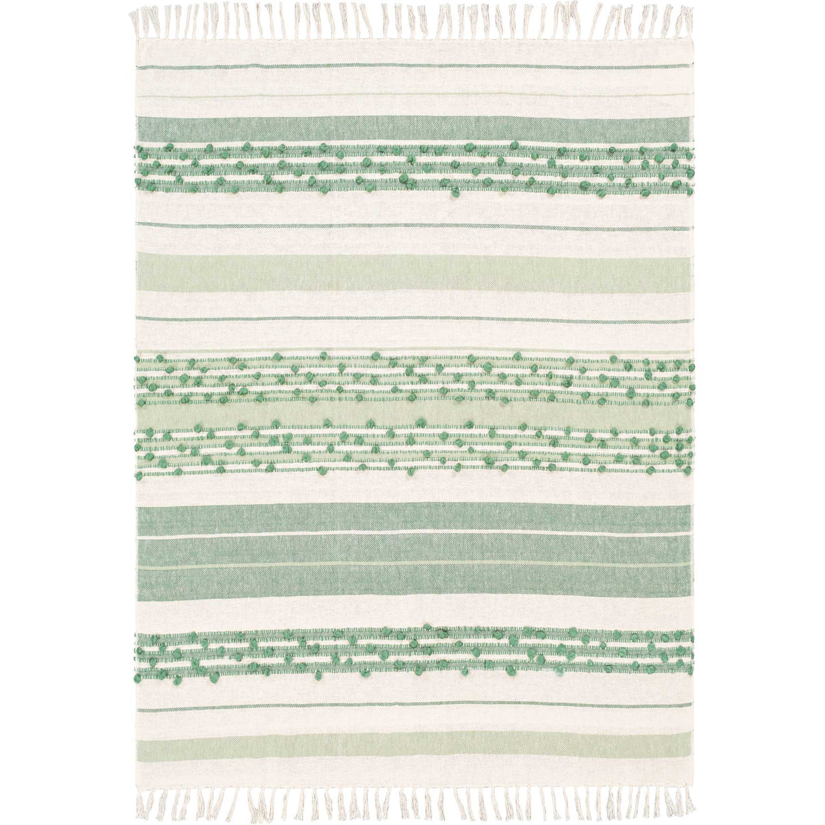 Yemariam Throw Mint/Emerald/Cream