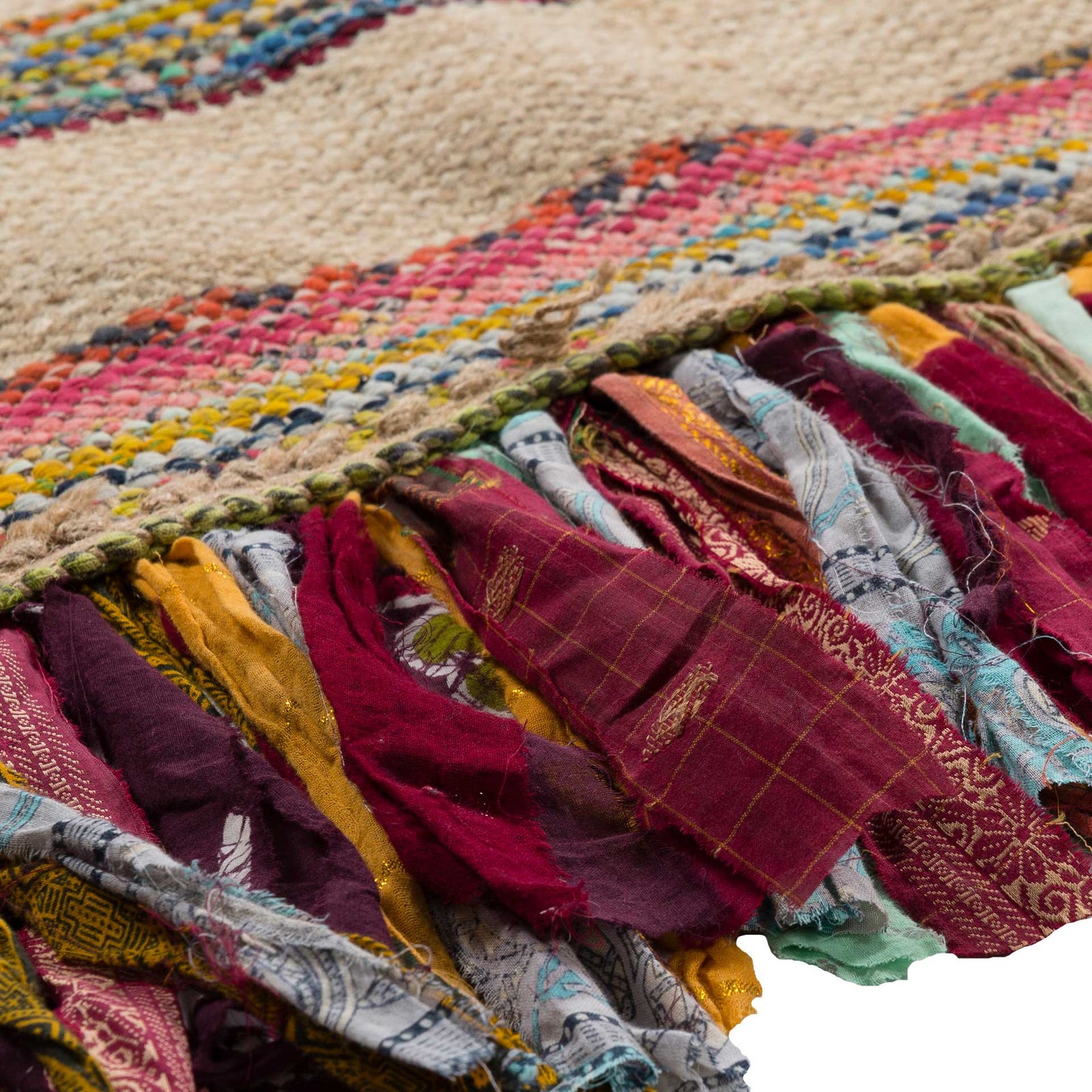 Zeke Wall Hanging Wheat/Navy/Rust