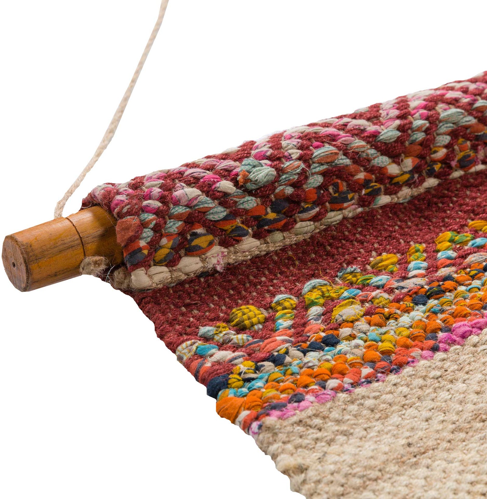 Zeke Wall Hanging Wheat/Navy/Rust